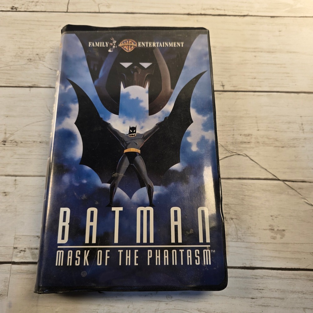 Batman Mask of the Phantasm VHS 1994 Warner Bros Animated Movie Clamshell Case
